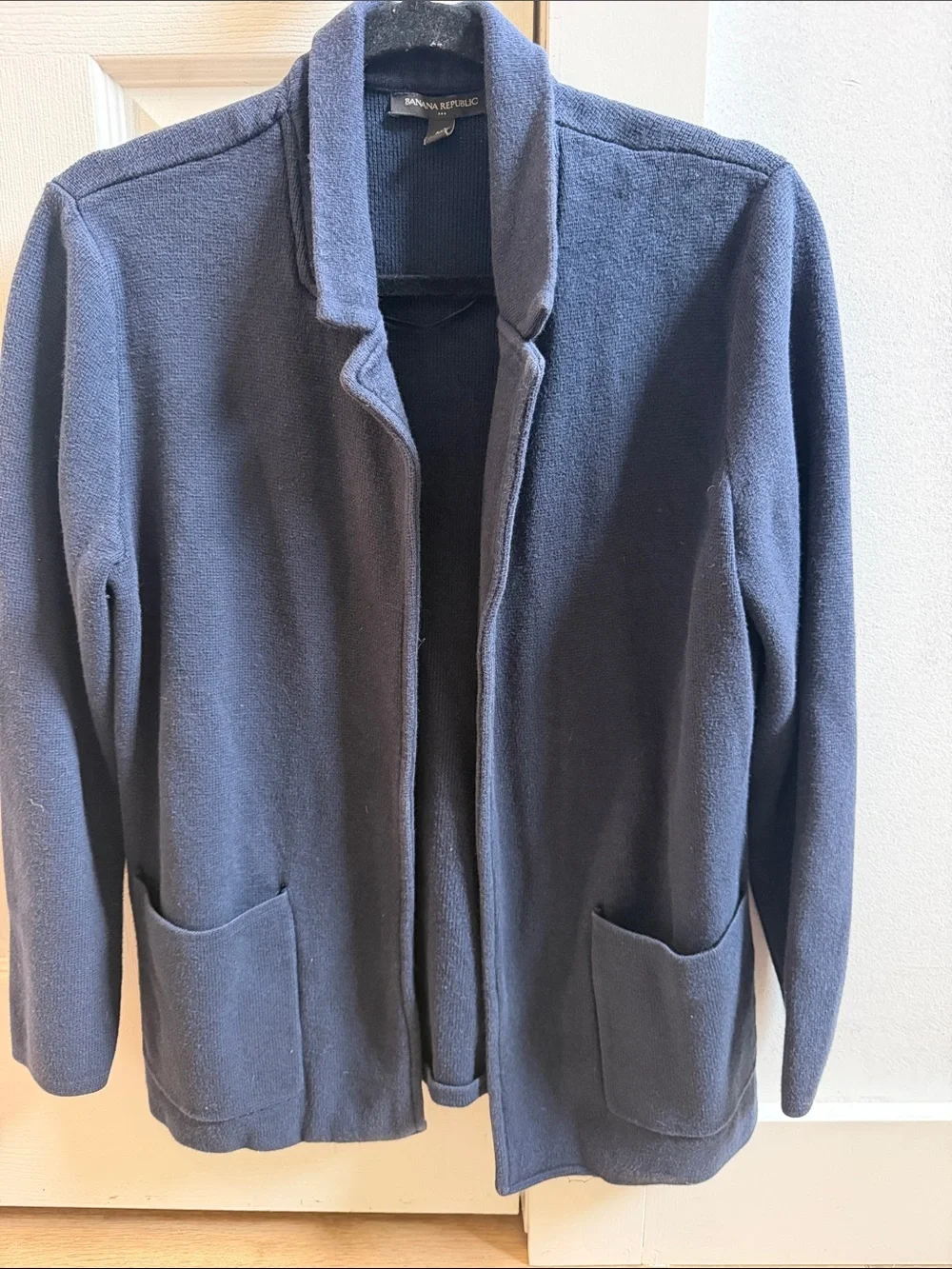 Banana Republic women’s Navy Open Cardigan Jacket/ blazer